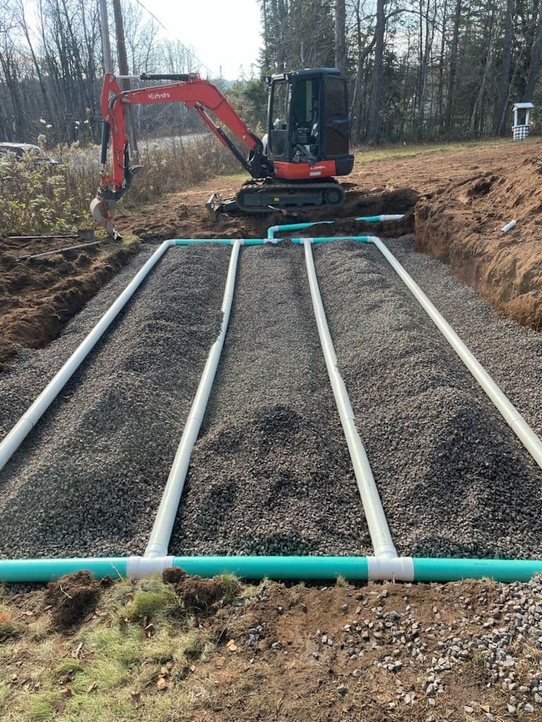 Project Septic Drain Field Installation in Ironwood, MI image